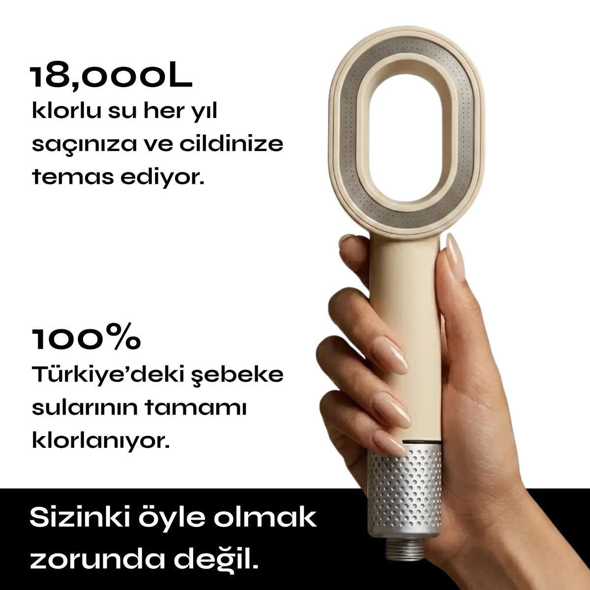 Mizufy Filtreli Duş Başlığı